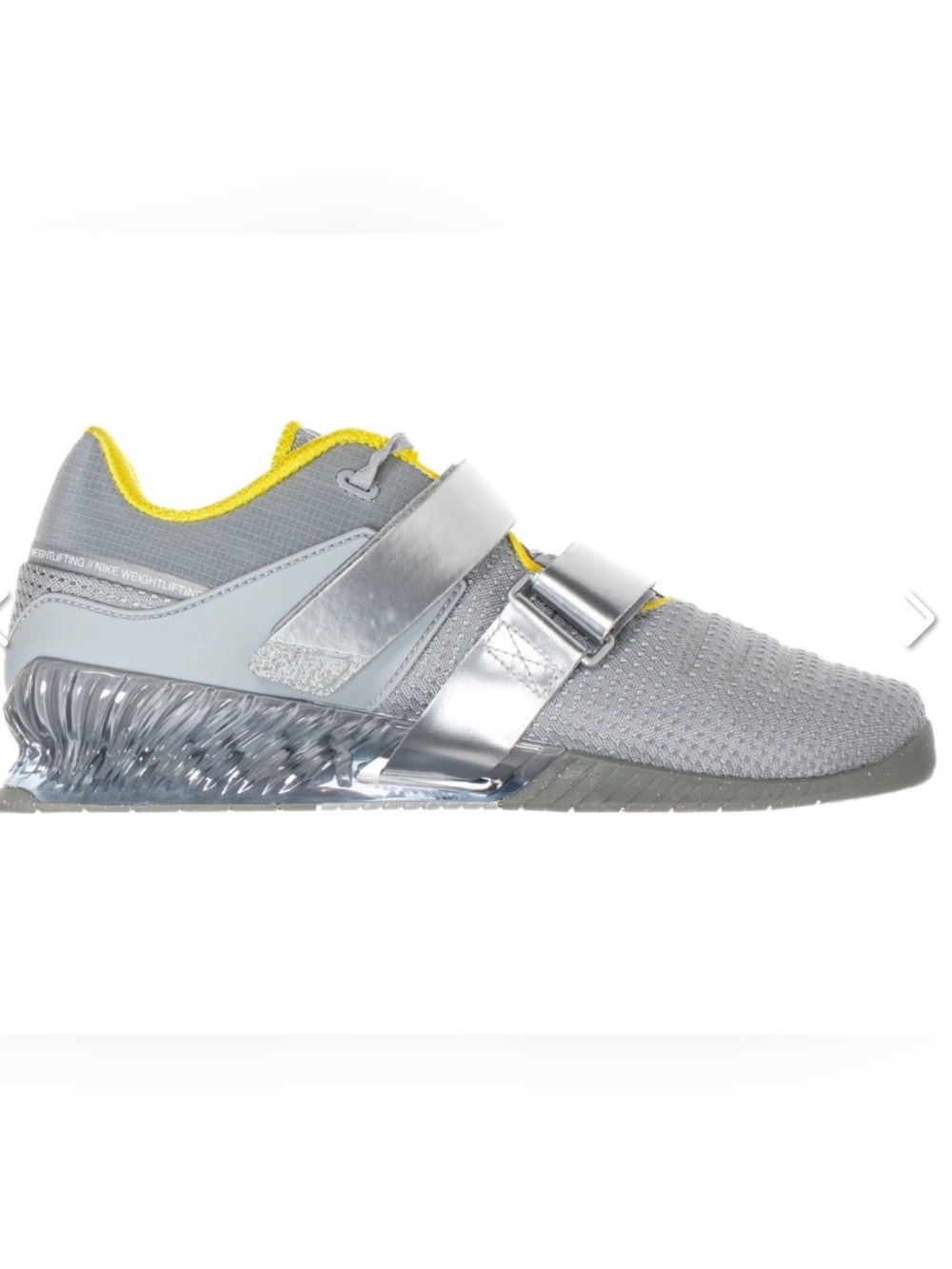New Nike Romaleos 4 Wolf Grey Lightening Men's Weightlifting Shoes size 5